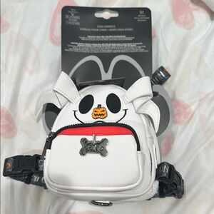 Disney Nightmare Before Christmas Dog Harness - White and Black